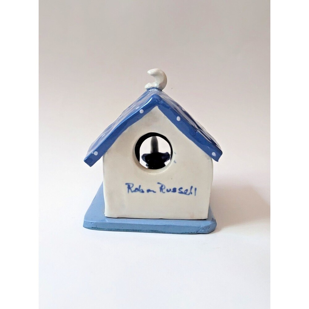 Robin Russell Ceramics Handmade Night Light The Man in the Moon Nursery Kids VTG - Picture 6 of 9